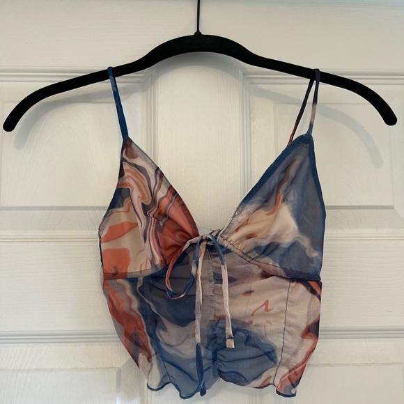 Bershka Tops - Bershka Marble Tank top